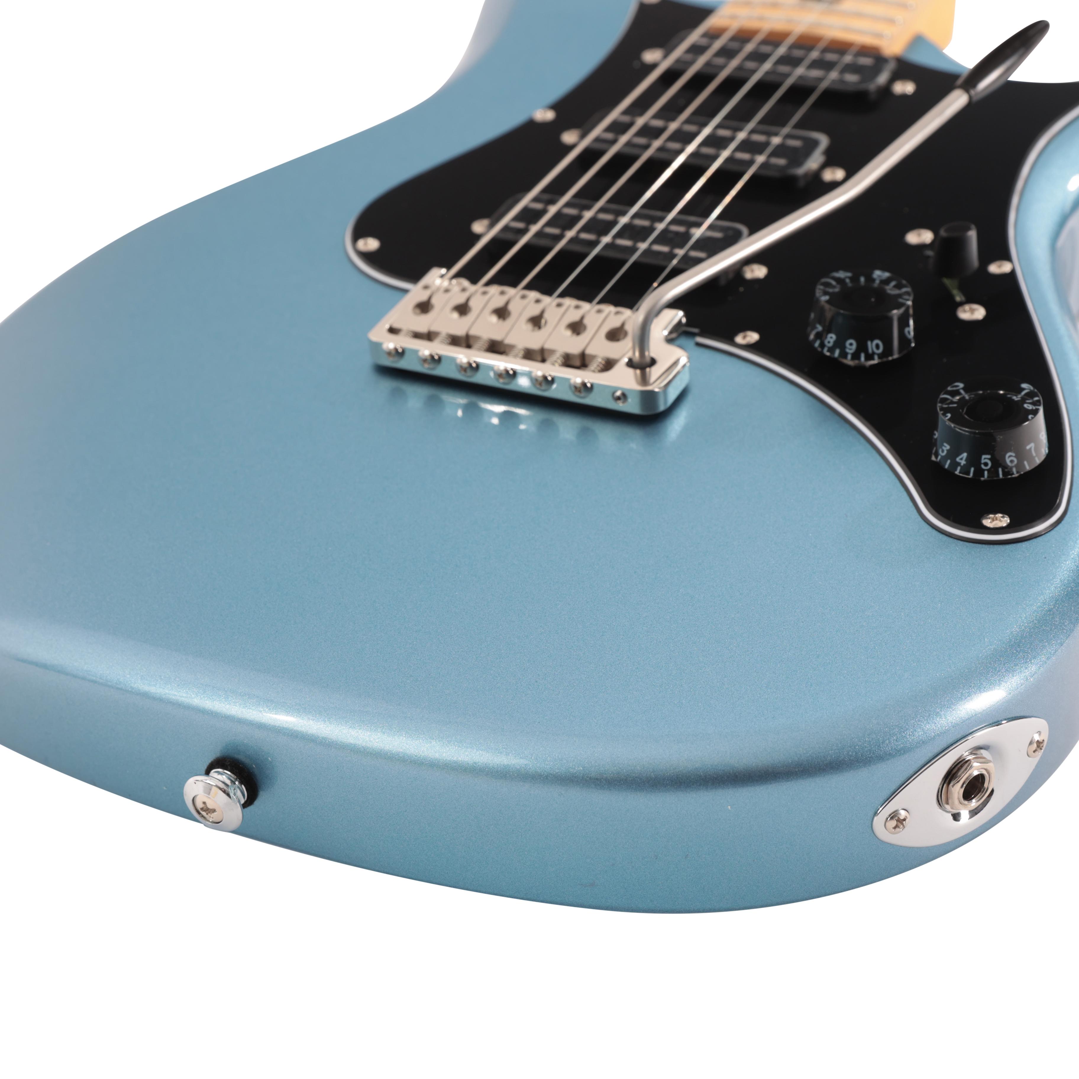 PRS SE NF3 Ice Blue Metallic Maple Fingerboard with gig bag